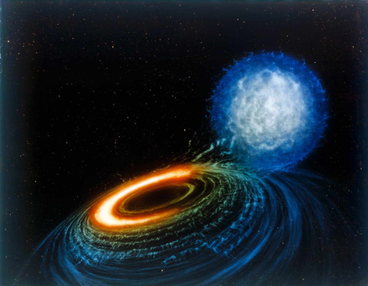 Zwart gat, concept van de kunstenaar door NASA Images