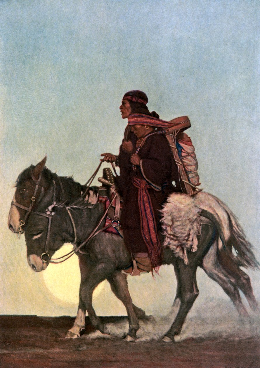 Op het Oktoberpad door NC Wyeth