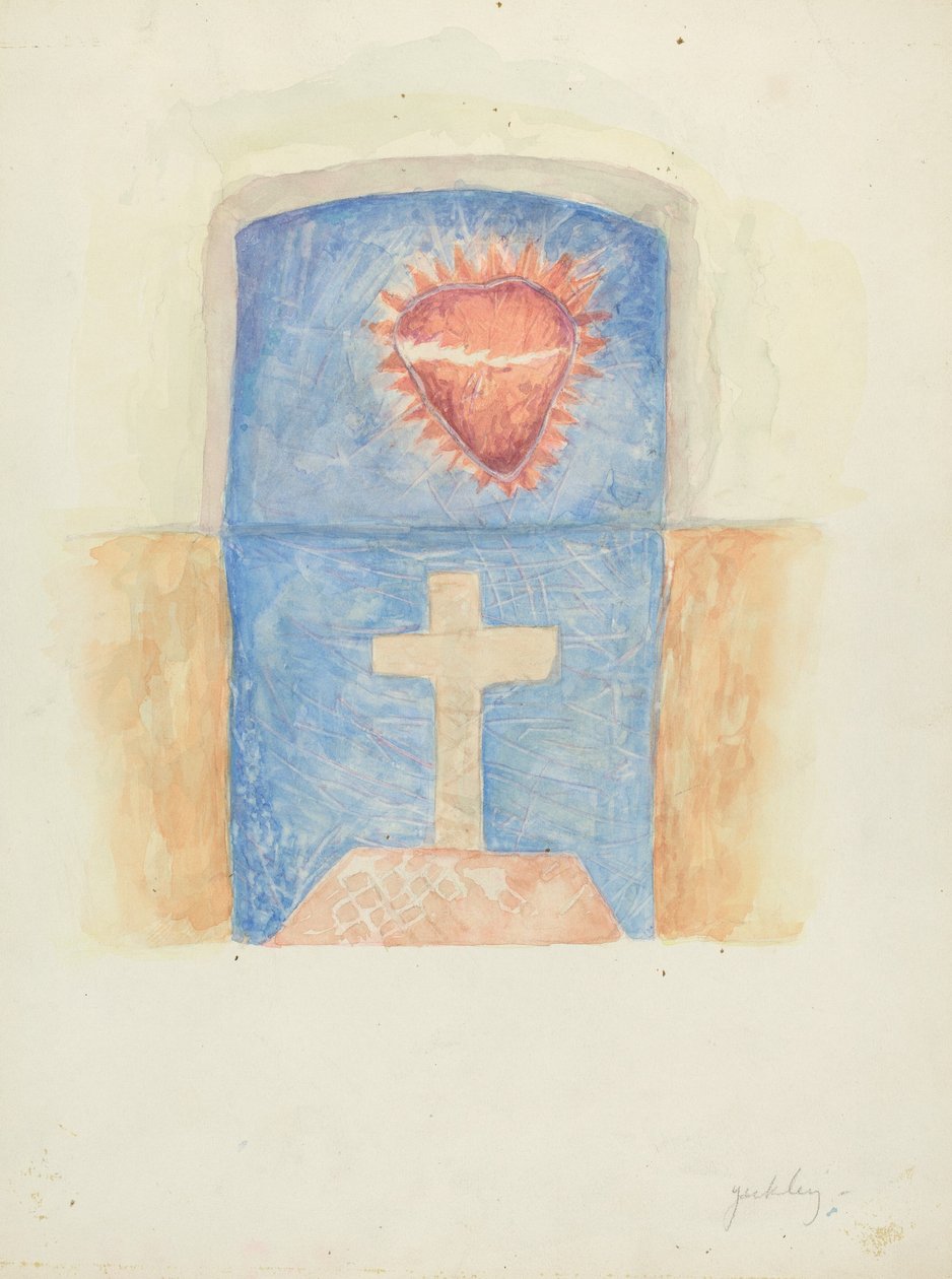 Sluitsteen door N.H. Yeckley