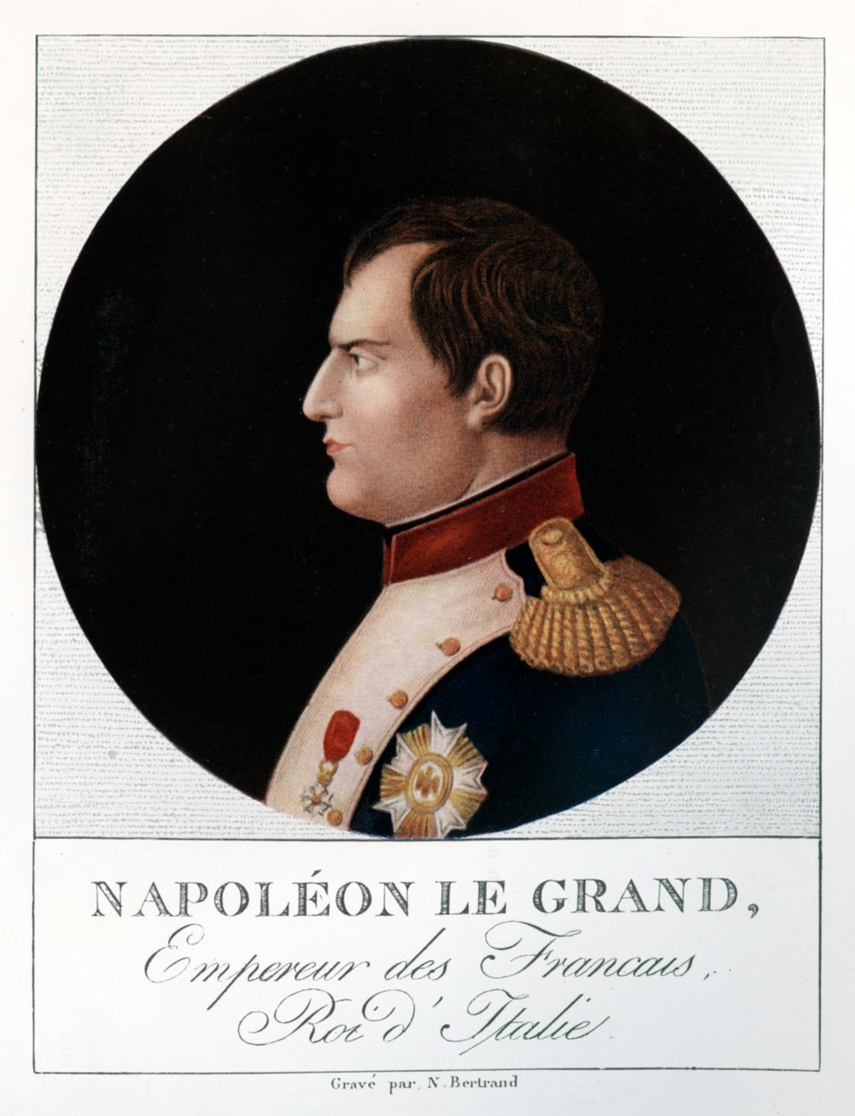Keizer Napoleon Bonaparte, 1769-1821, 1912 door N. Bertrand