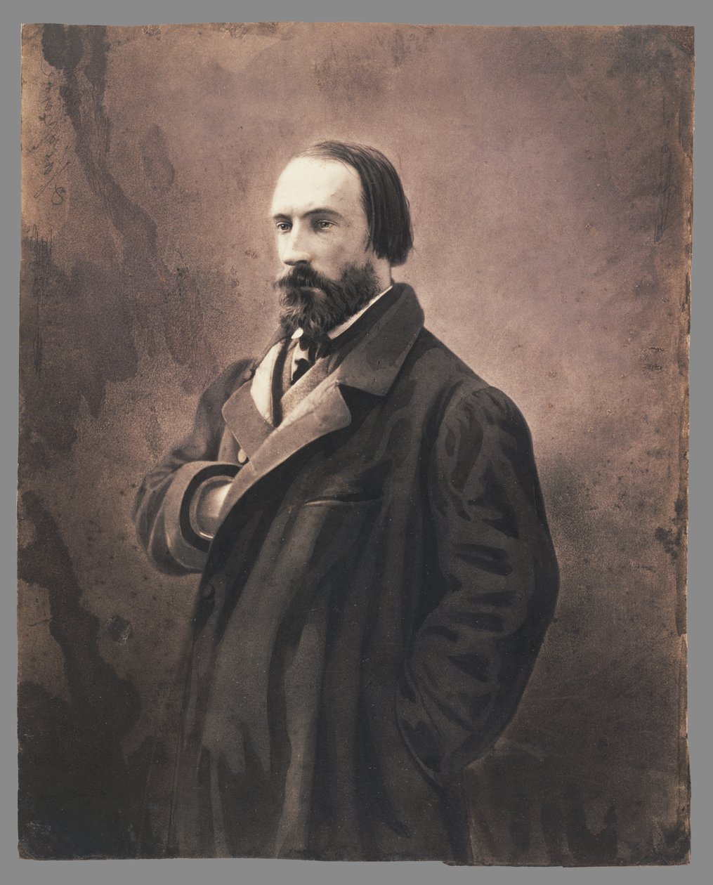 Auguste Vacquerie, ca. 1865 door Nadar