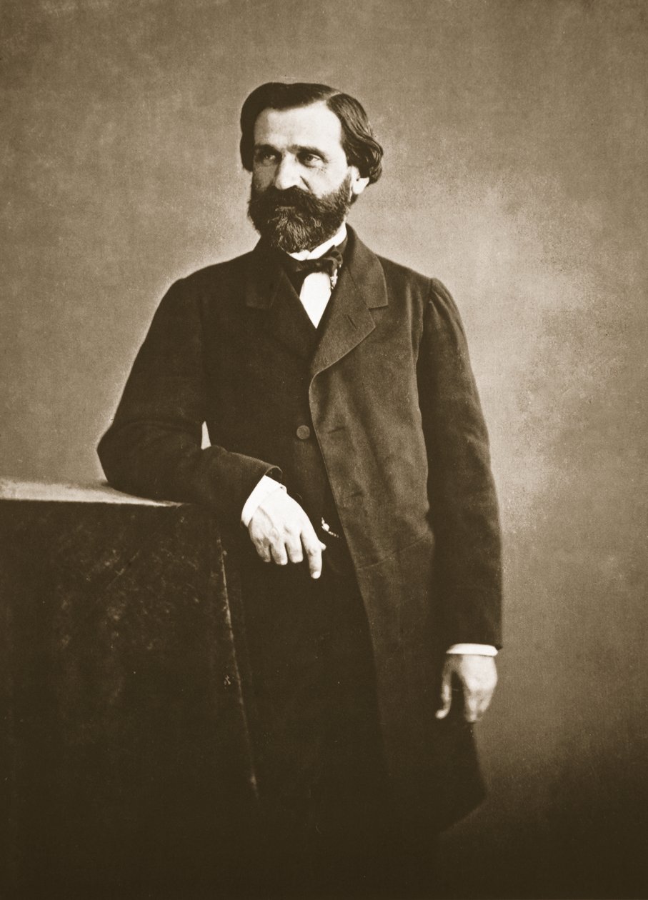 Guiseppe Verdi, 1860 door Nadar