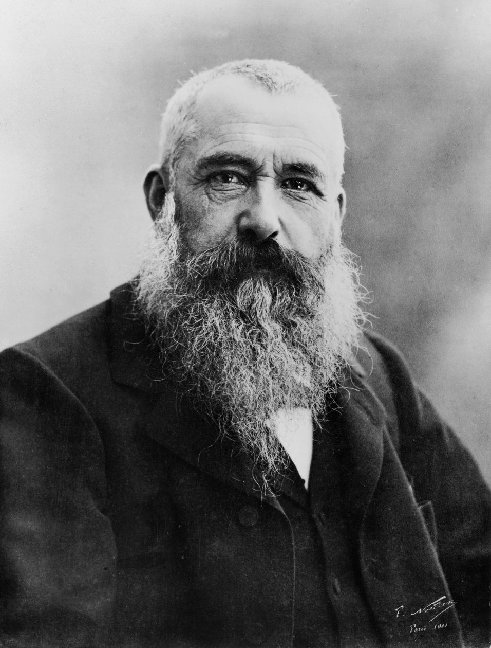Portret van Claude Monet, 1901 door Nadar