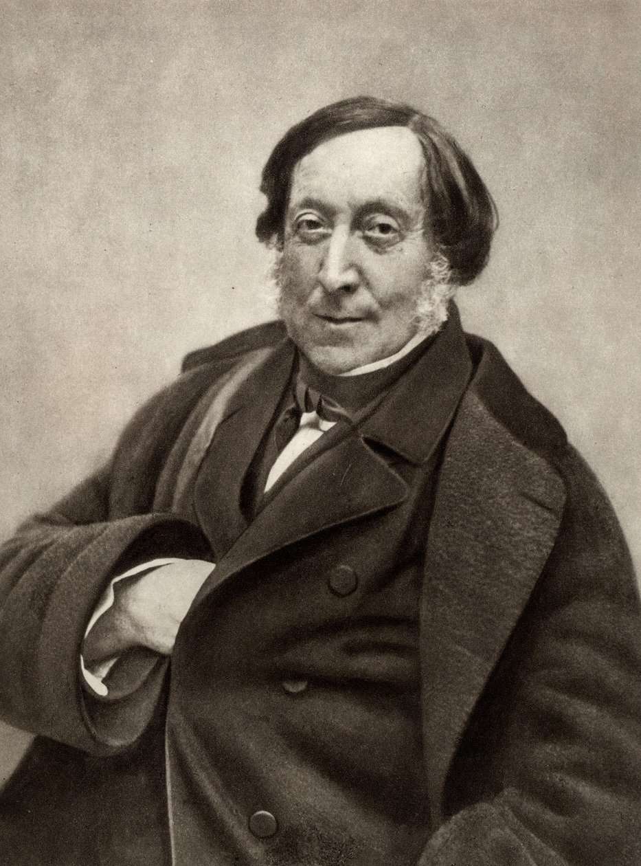 Gioachino (Antonio) Rossini (1792-1868) door Nadar