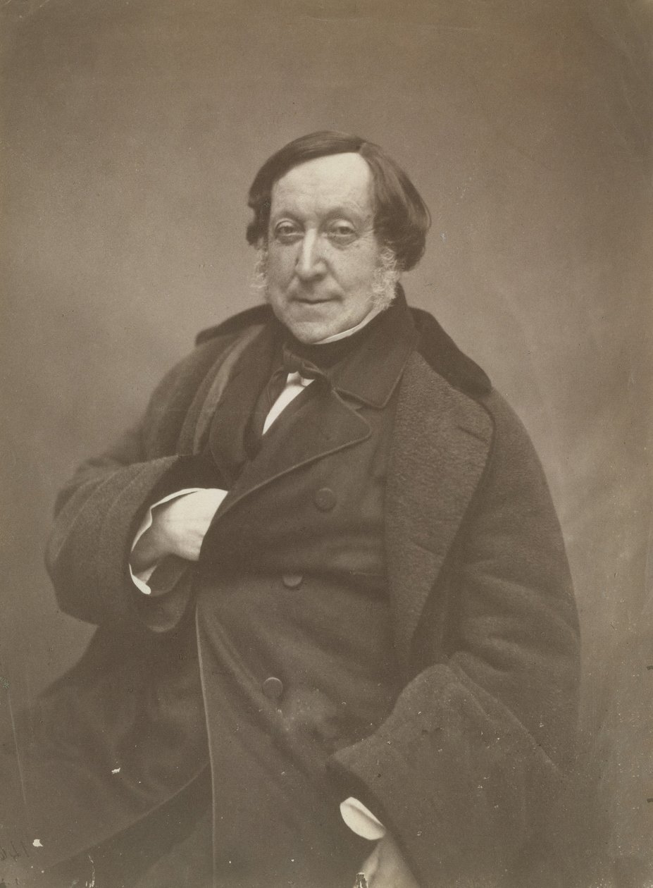 Gioacchino Rossini, maart 1856 door Nadar