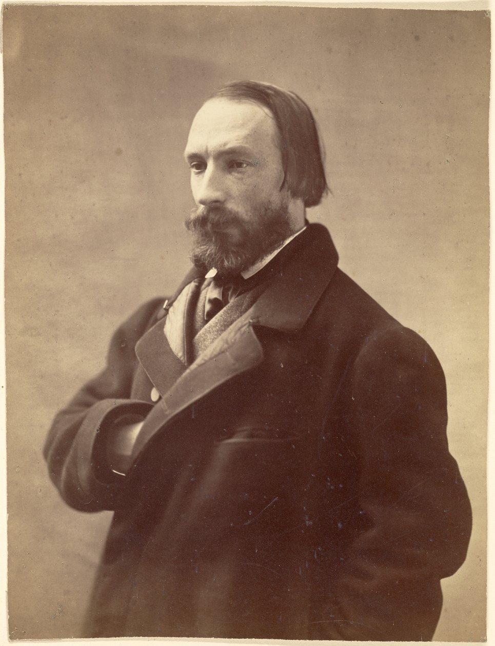 Auguste Vacquerie, schrijver door Nadar [Gaspard Félix Tournachon]