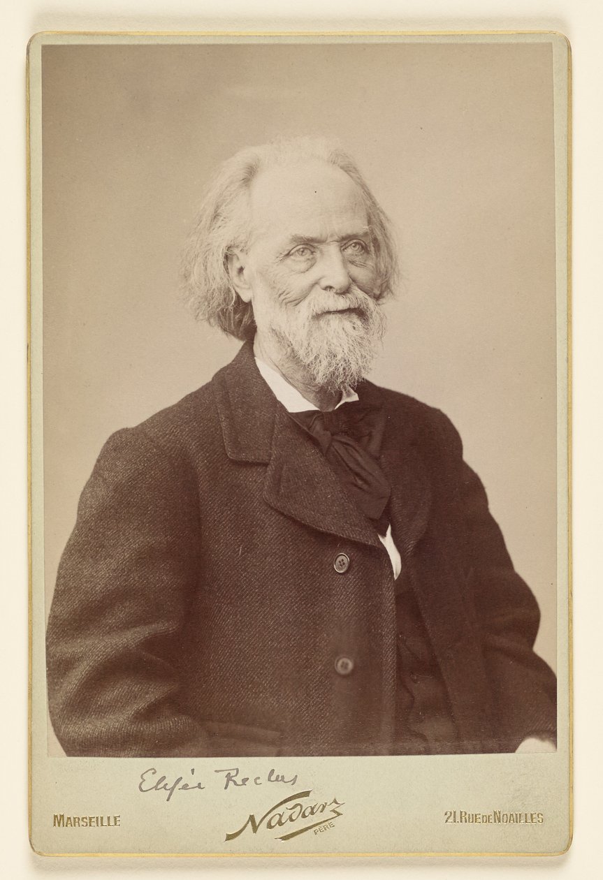 Élisée Reclus door Nadar [Gaspard Félix Tournachon]