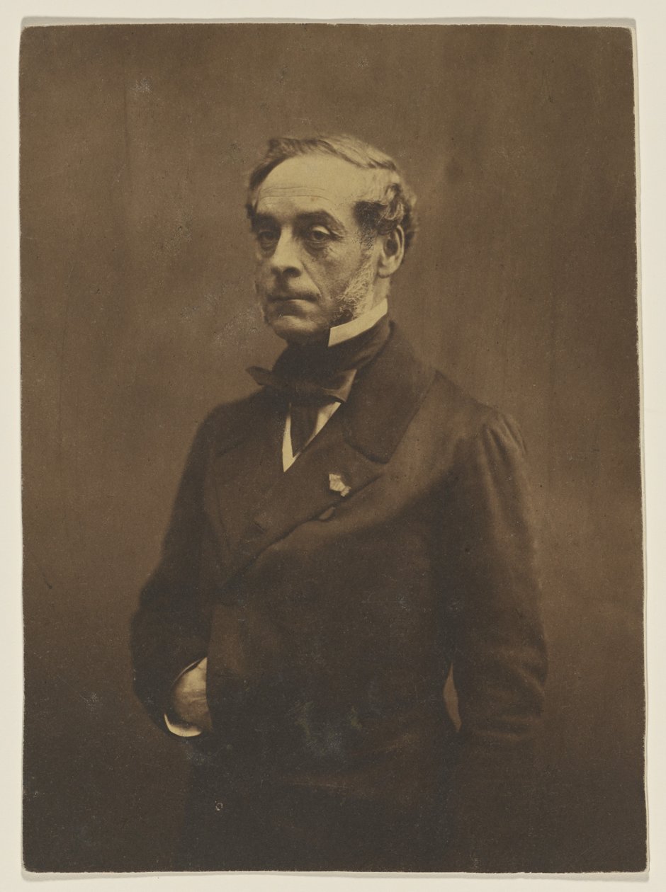 [Ernest] Legouvé, schrijver door Nadar [Gaspard Félix Tournachon]