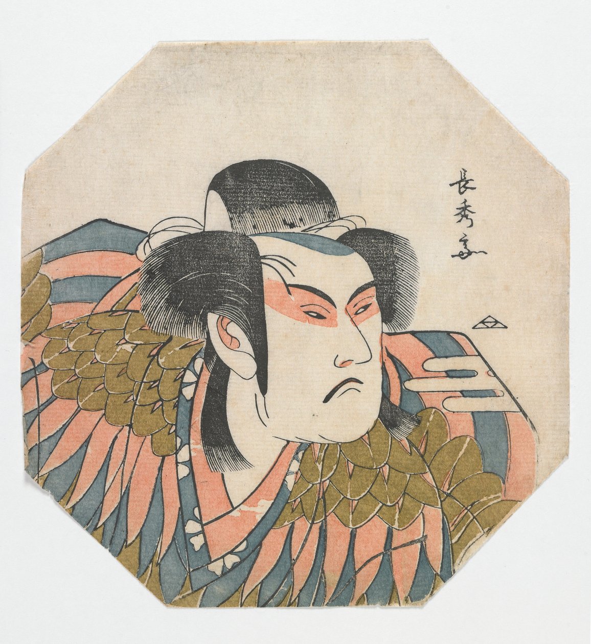 Acteur, Edo-periode, 1857 door Nagahide