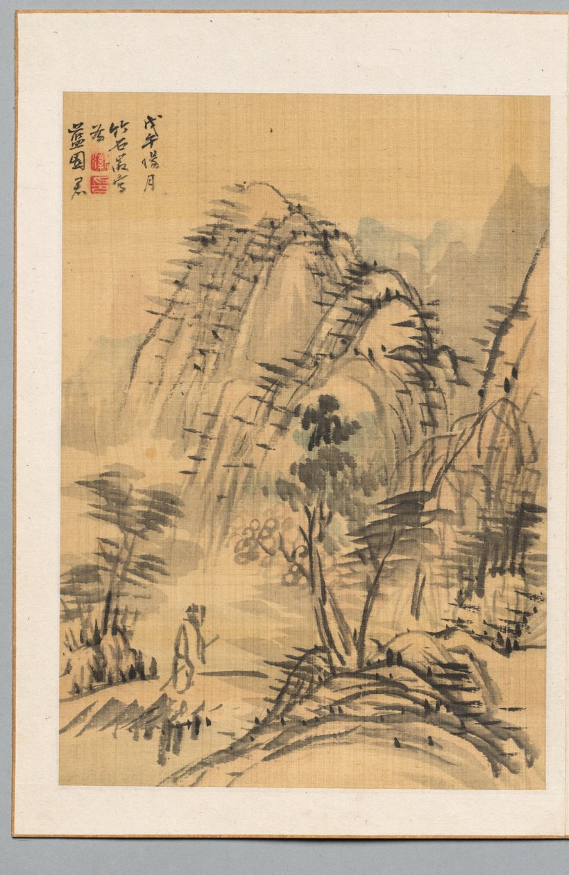 Landschap door Nagamachi Chikuseki