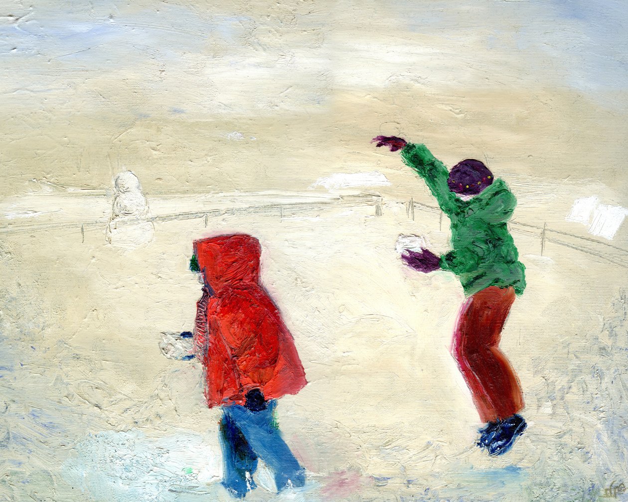 Sneeuw! door Nancy Moniz Charalambous
