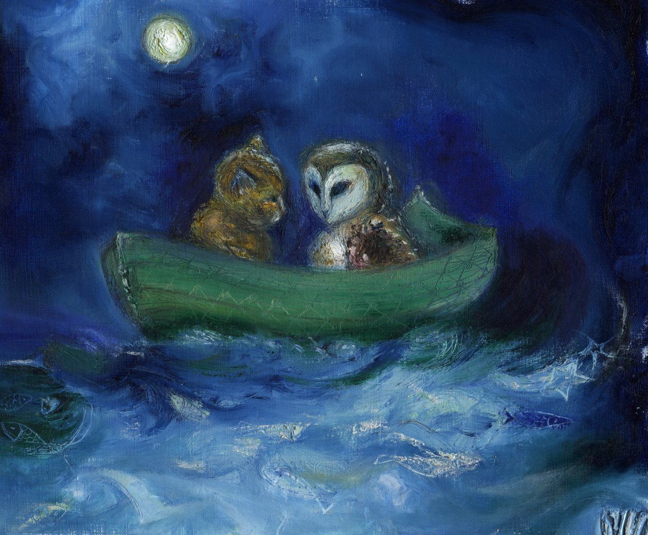 De Uil en de Pussycat, 2014 door Nancy Moniz Charalambous