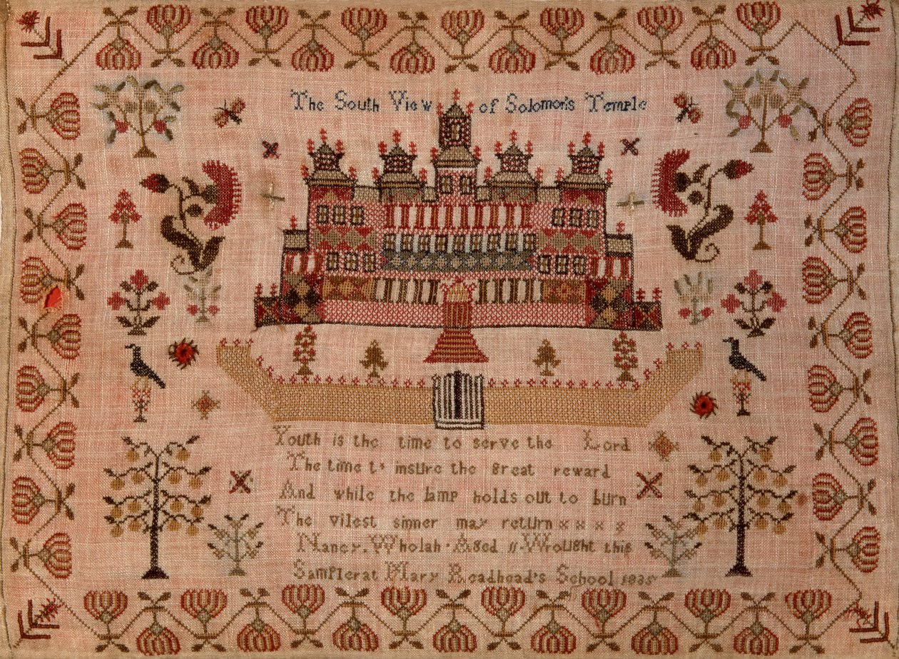 Het Zuidelijke Uitzicht van de Tempel van Salomo, 1835 door Nancy Wholah