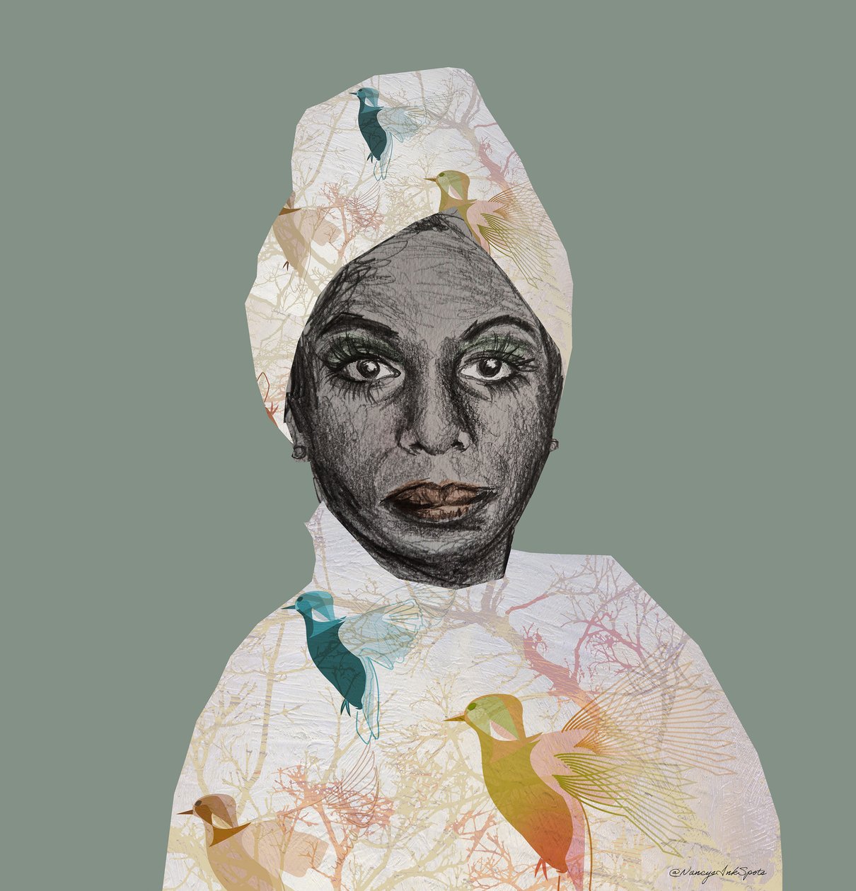 Nina Simone, 2022 door Nancy Moniz Charalambous