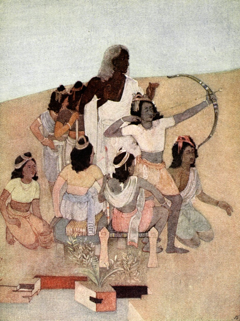 Het Proces van de Prinsen door Nandalal Bose