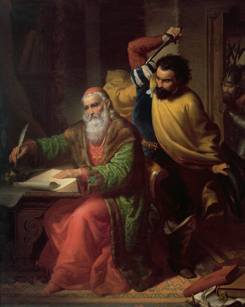 De moord op Martinuzzi door Nandor Rakosi