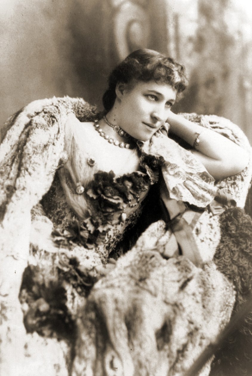 Portret van Lillie Langtry door Napoleon Sarony