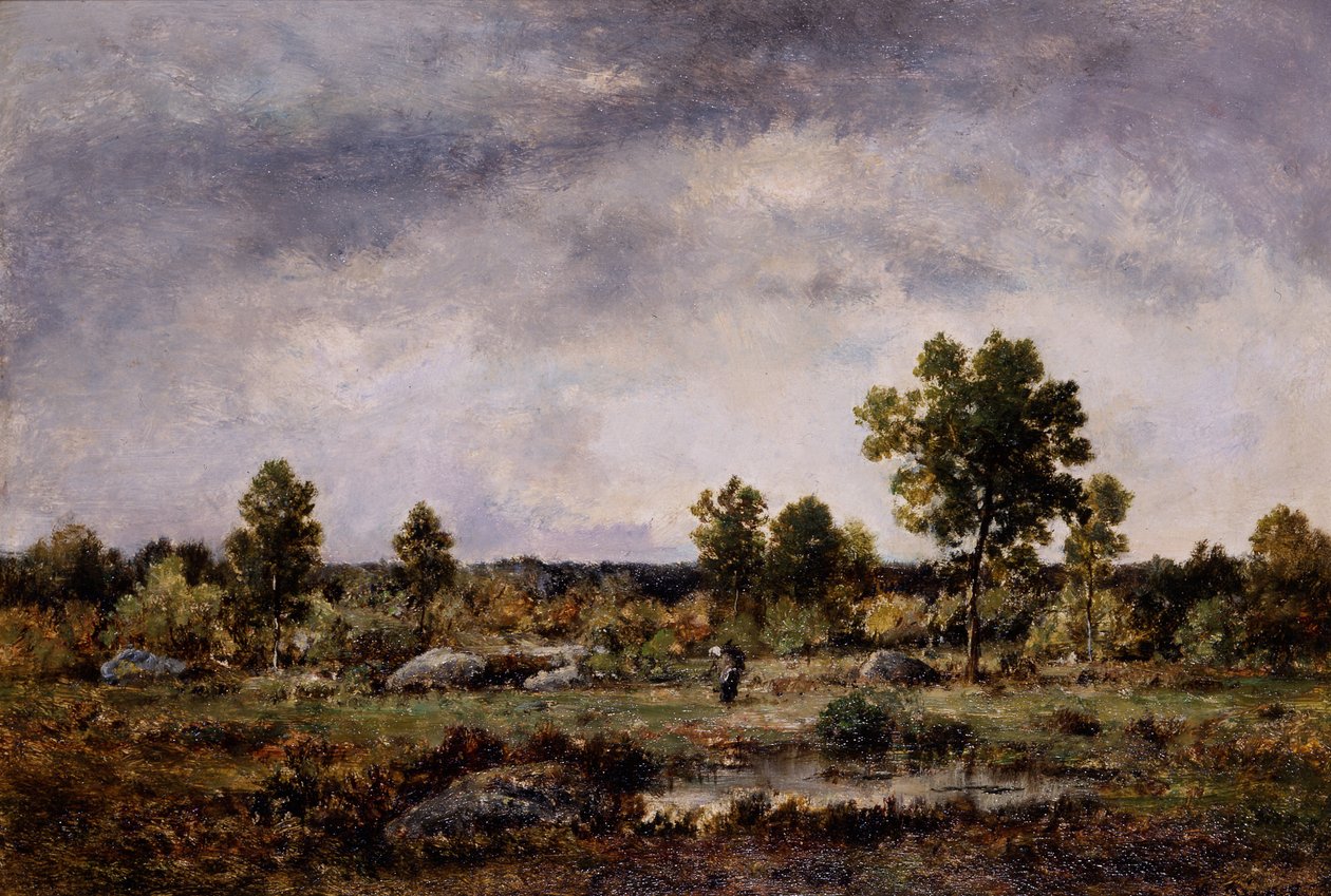 Landschap door Narcisse Virgile Diaz de la Peña