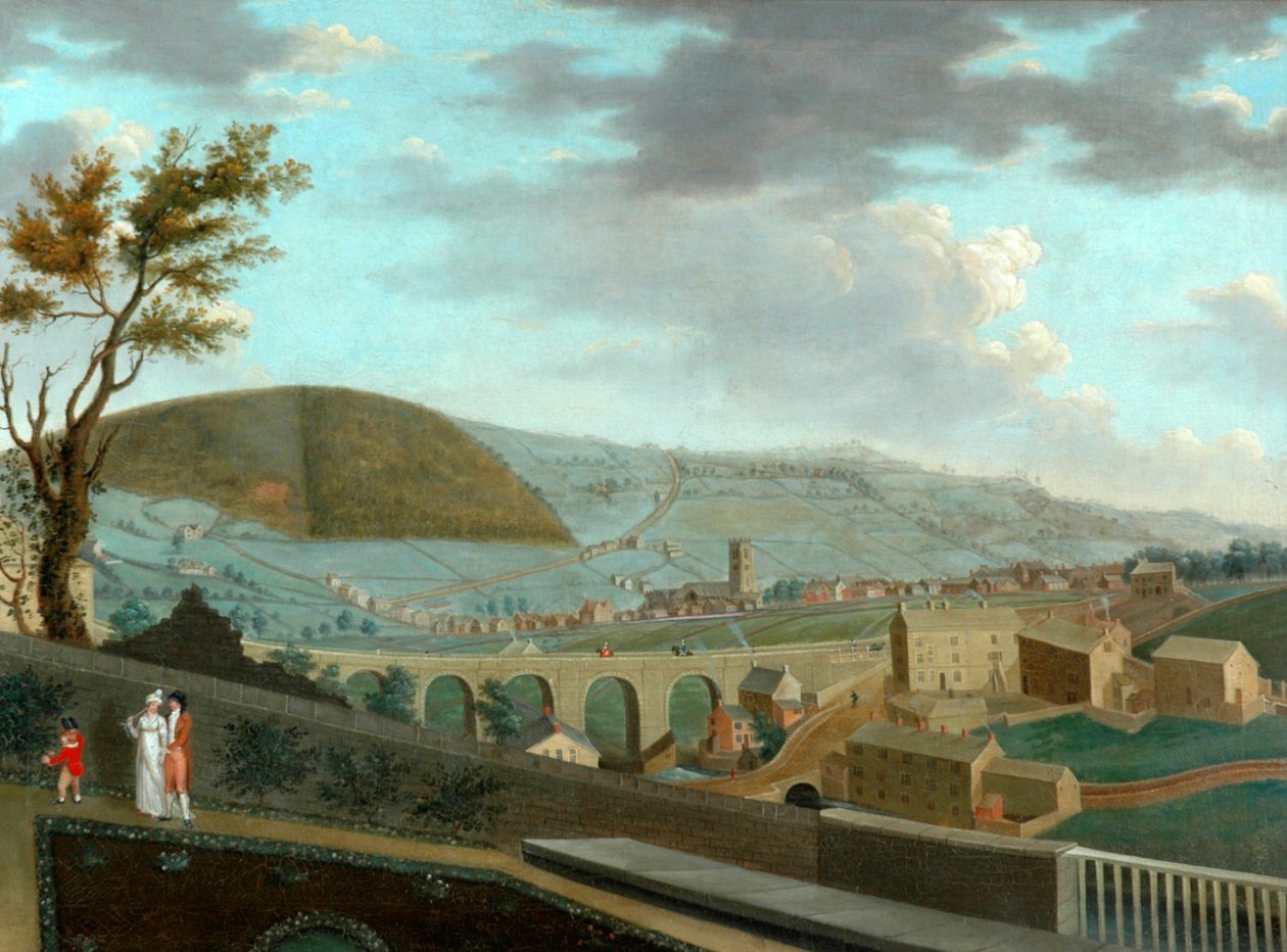 Noordwestelijk uitzicht op Halifax, ca.1810 door Nathan Theodore Fielding