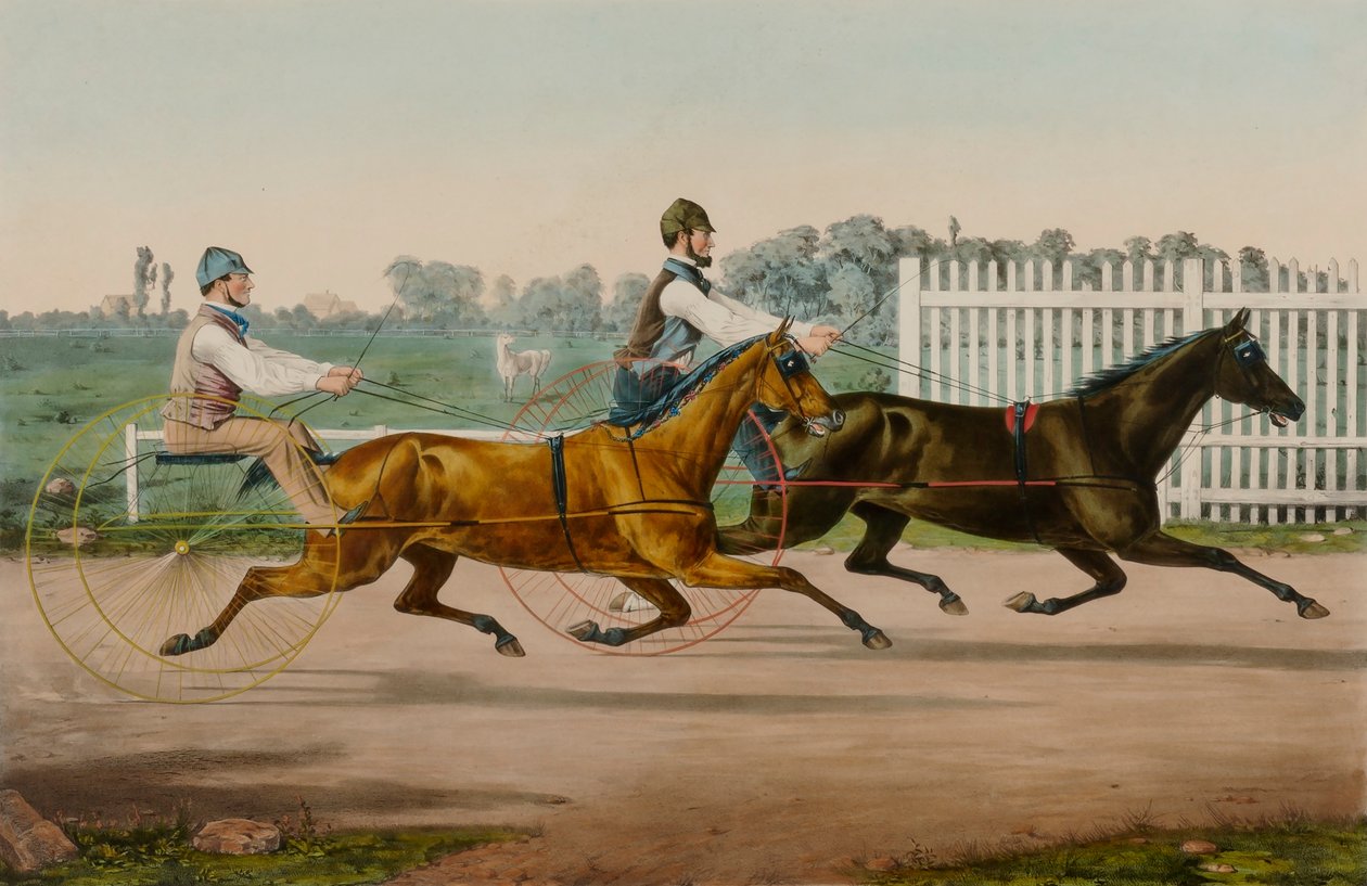 Flora Temple en Highland Maid door Nathaniel Currier