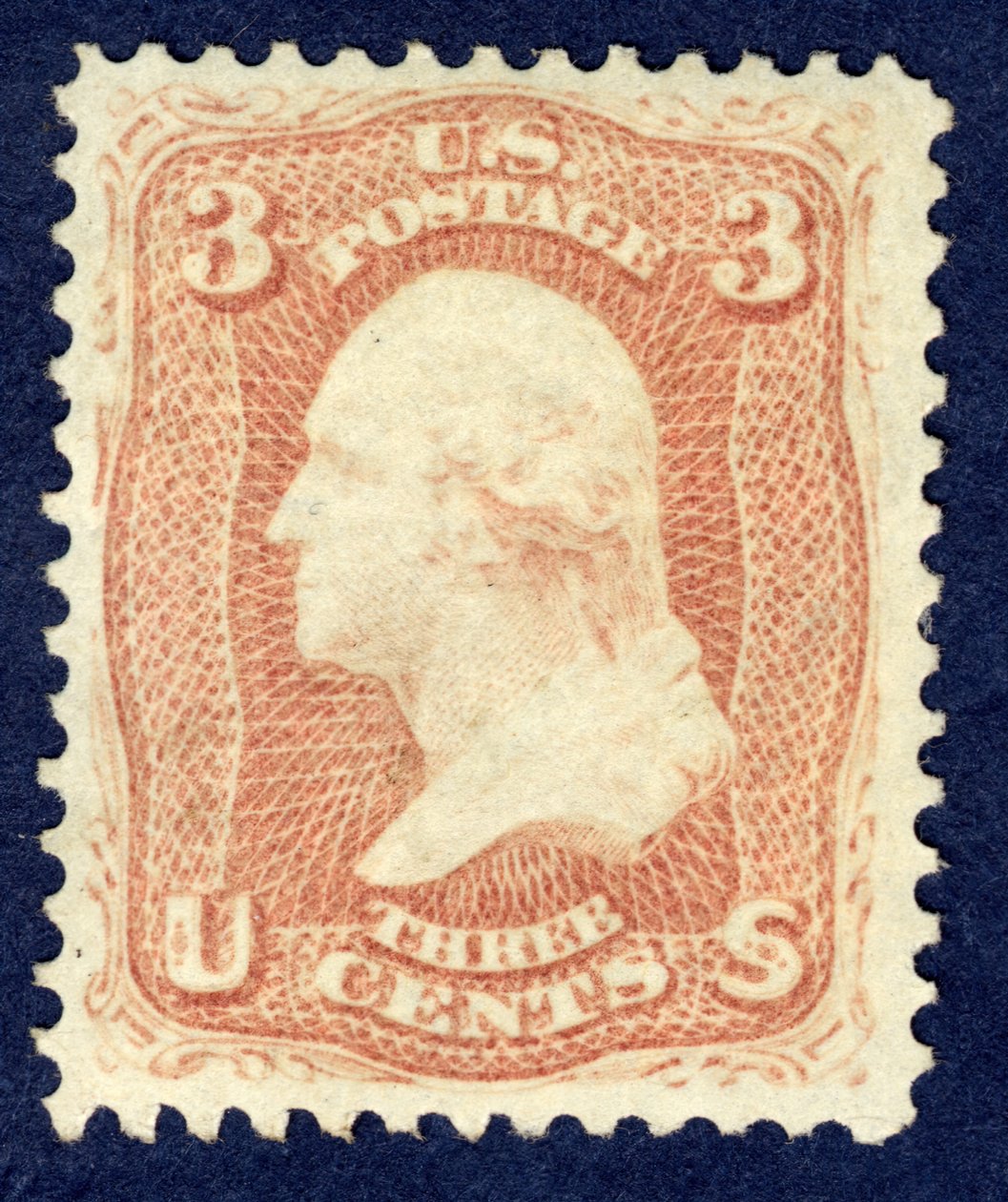 3c Washington enkel, 1861 door National Bank Note Company