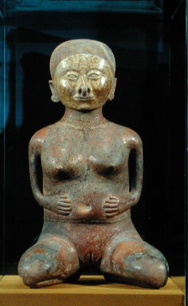 Vrouwelijke beeldje uit Nayarit, Mexico, 300 v.Chr. - 500 n.Chr. door Nayarit