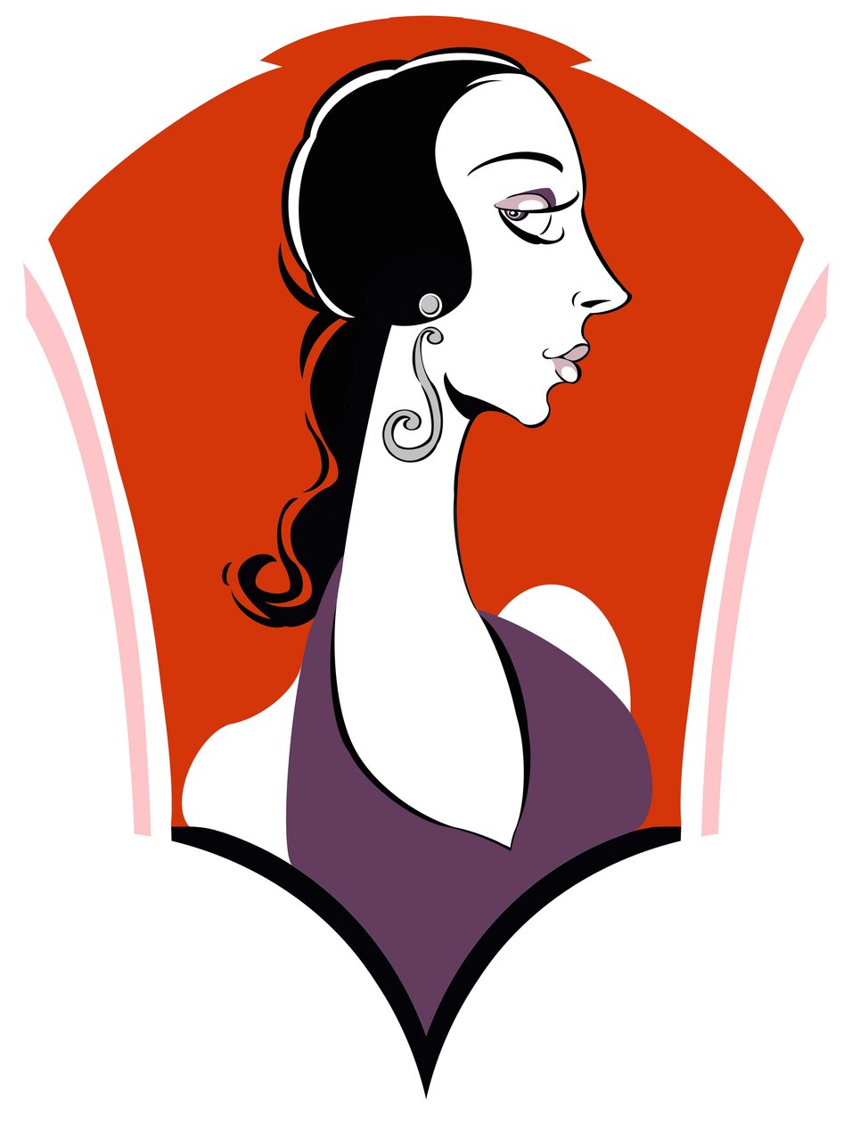 Mode uit de jaren 1920: art deco stijl door Neale Osborne