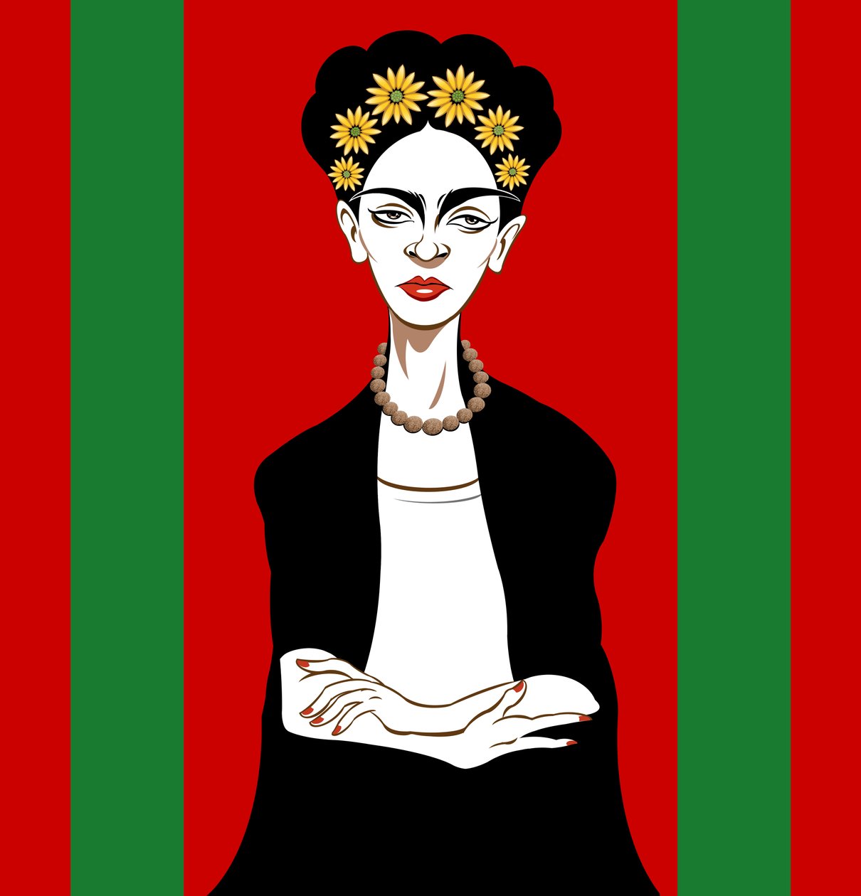 Frida Kahlo door Neale Osborne