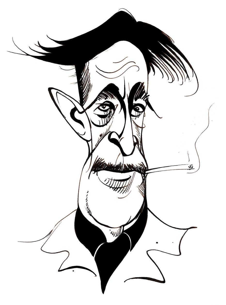 George Orwell - karikatuur door Neale Osborne