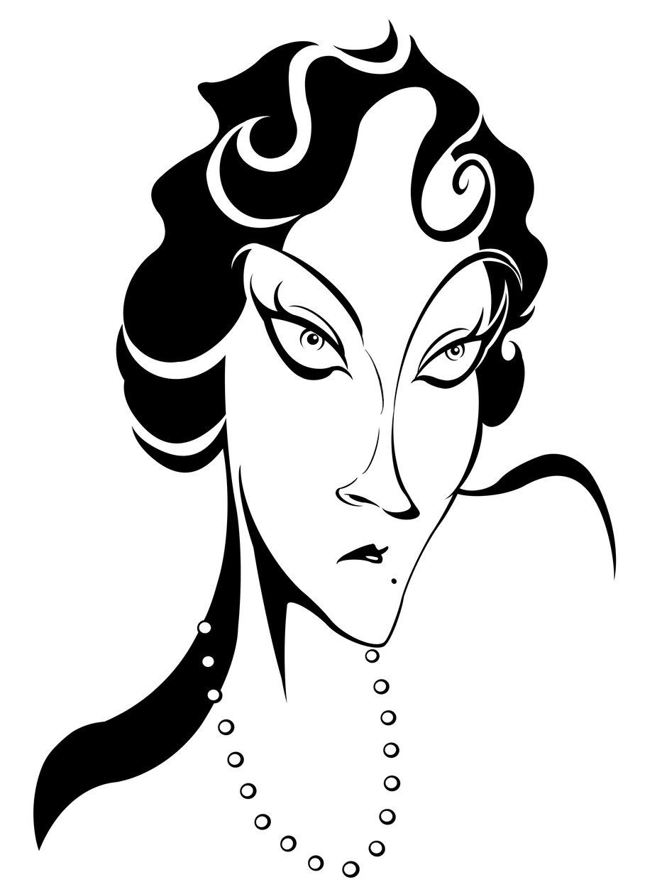 Gloria Swanson door Neale Osborne
