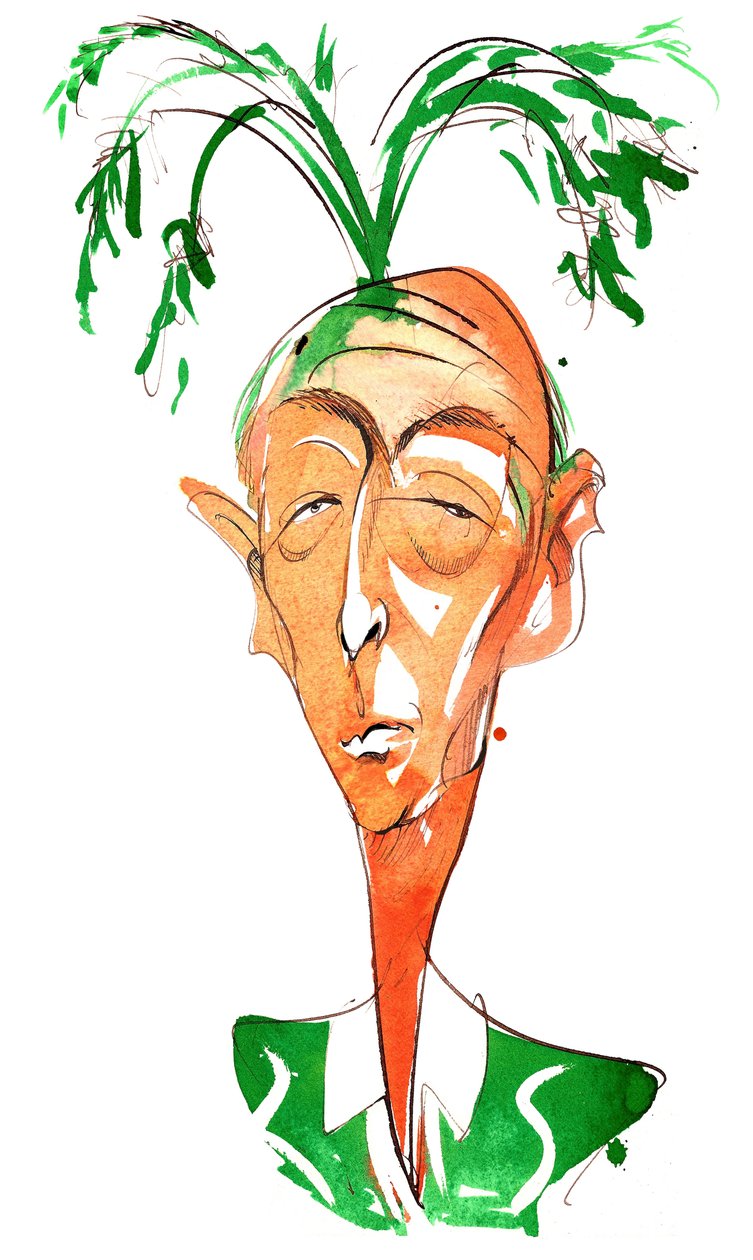 Jasper Carrott (artiestennaam van Robert Davis) Engelse komiek, acteur en tv-presentator door Neale Osborne