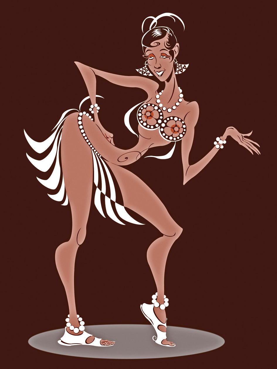 Josephine Baker door Neale Osborne