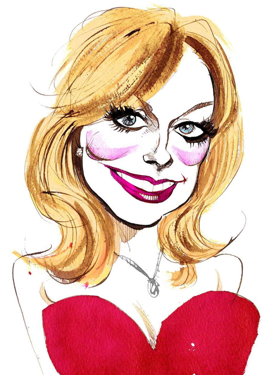 Katherine Jenkins, Welshe zangeres; karikatuur door Neale Osborne