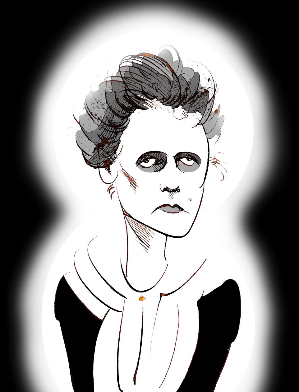 Marie Curie, Franse natuurkundige, 1867-1934 door Neale Osborne