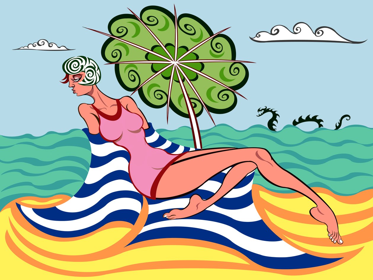 Parasol waanzin door Neale Osborne