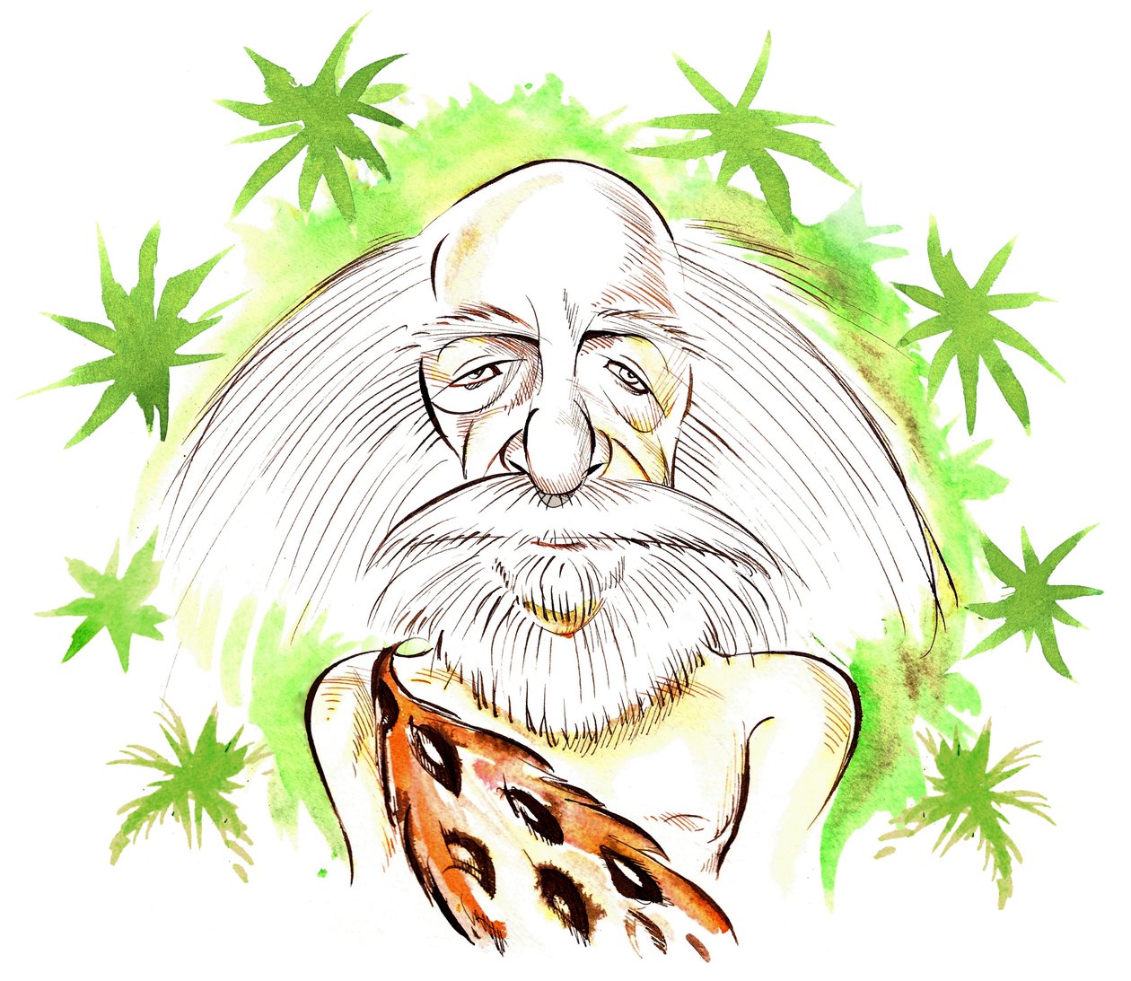 William Golding, Engelse schrijver, 1911-1993 door Neale Osborne