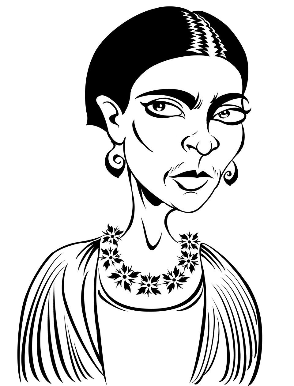 Frida Kahlo door Neale Osborne