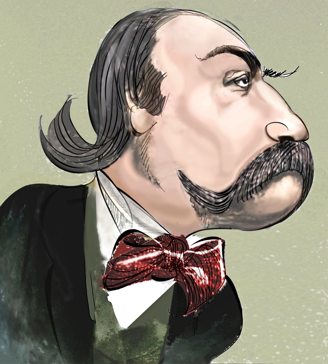 Gustave Flaubert, 2023 door Neale Osborne
