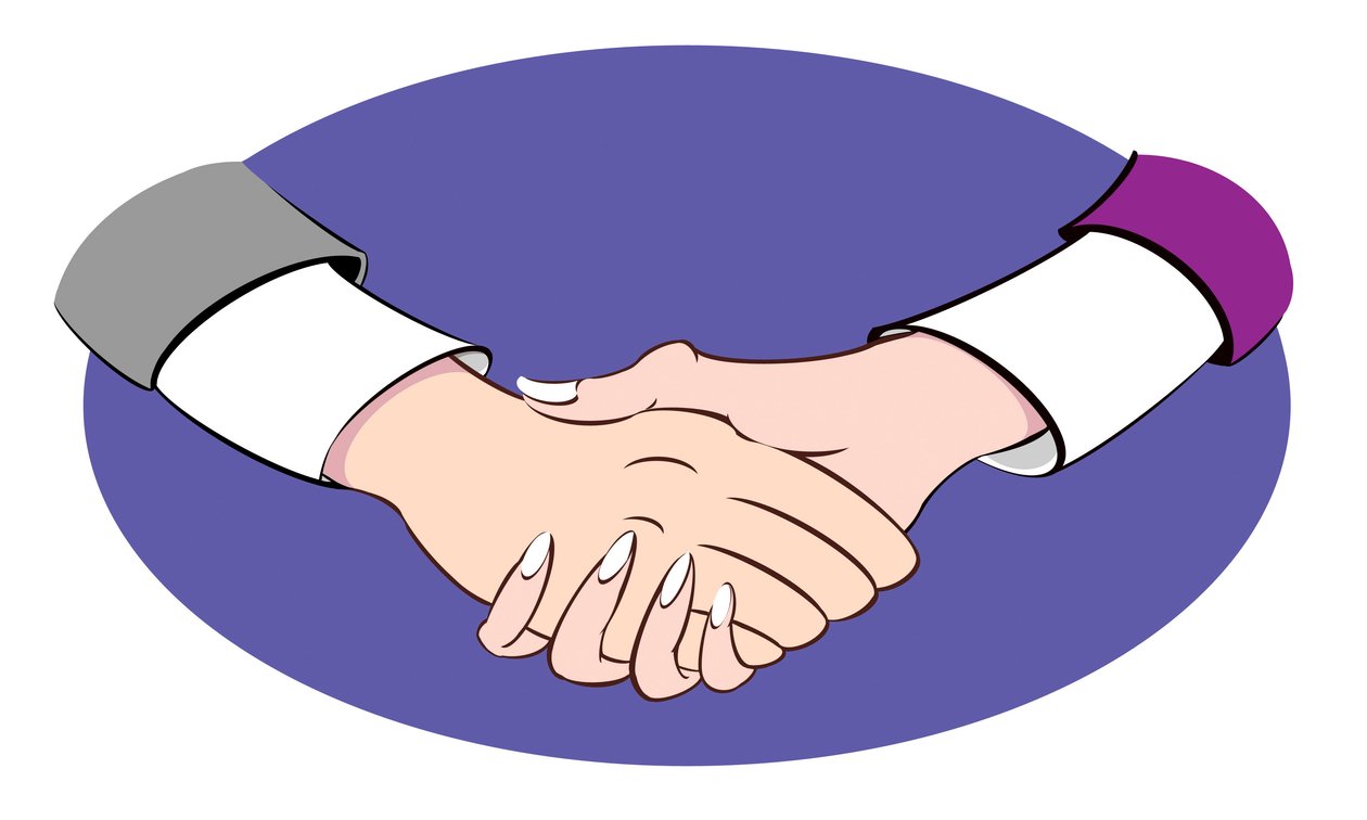 Handdruk - illustratie door Neale Osborne