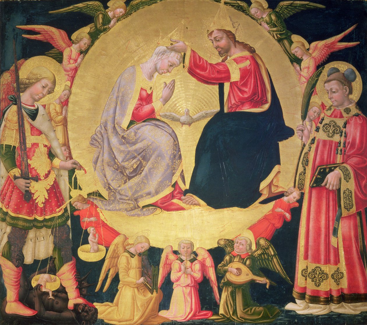 Kroning van de Maagd, c.1475 door Neri di Bicci