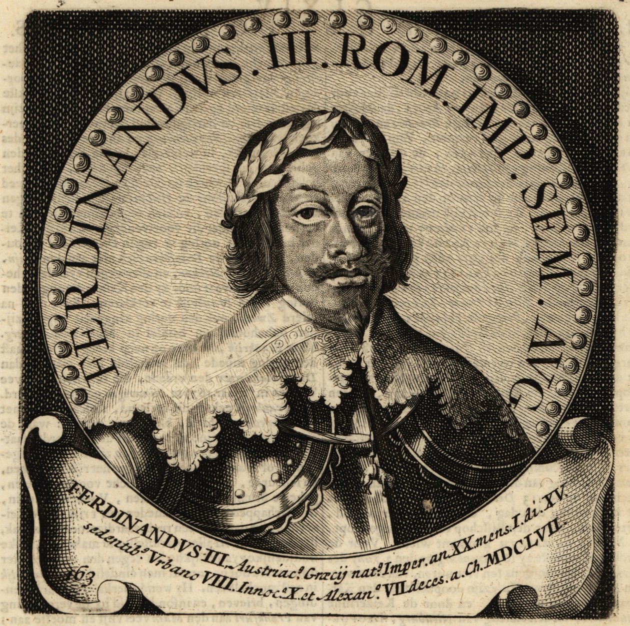 Heilige Roomse Keizer Ferdinand III. door Netherlandish School