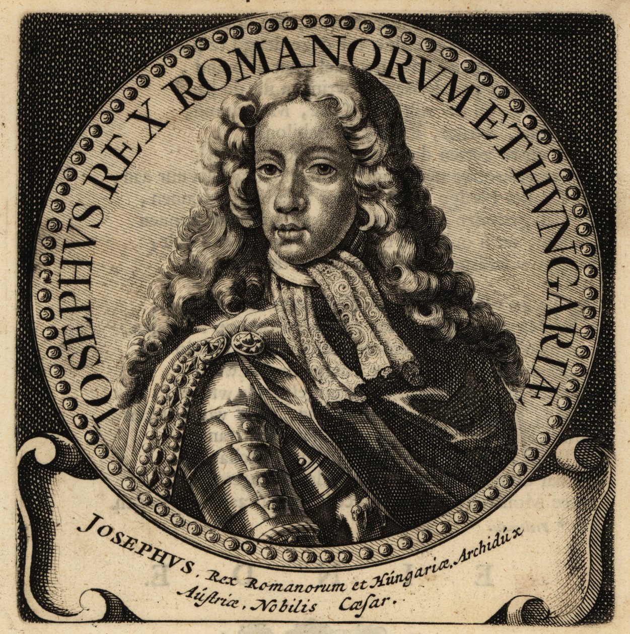 Heilige Roomse Keizer Jozef I. door Netherlandish School