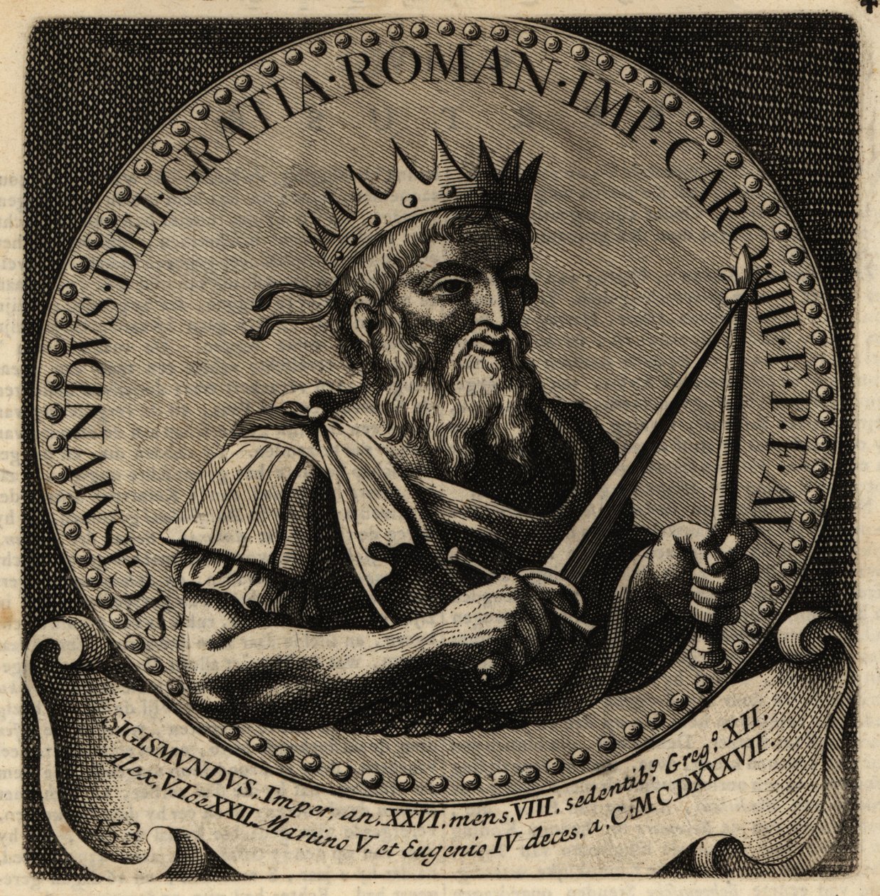 Heilige Roomse Keizer Sigismund. door Netherlandish School