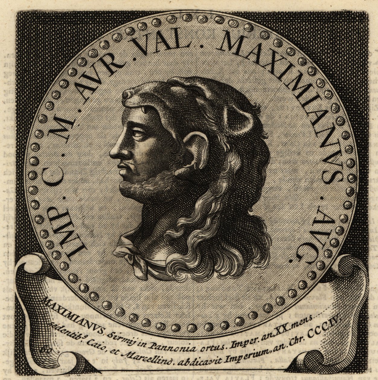 Portret van Romeinse keizer Maximian door Netherlandish School