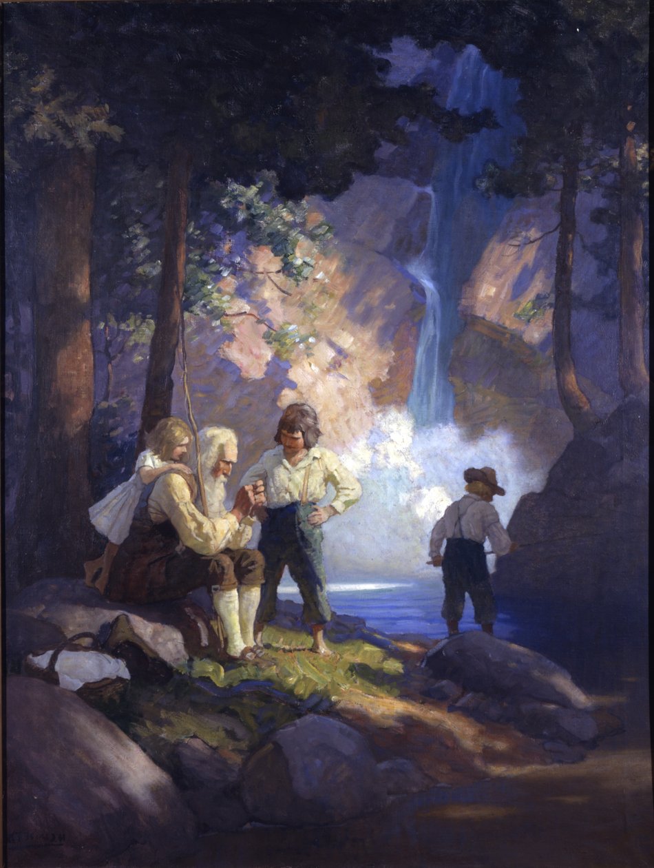 Rip Van Winkle, 1921 door Newell Convers Wyeth
