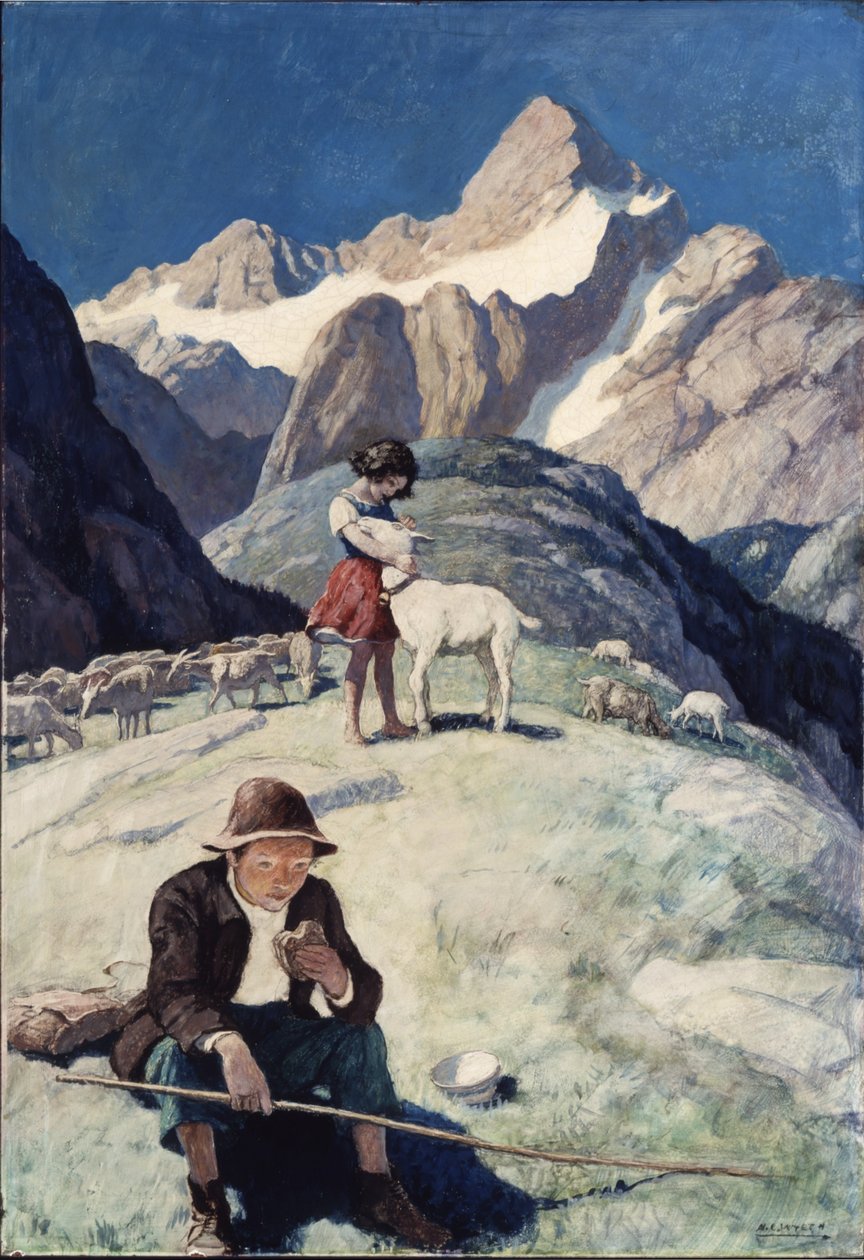 Heidi, 1940 door Newell Convers Wyeth