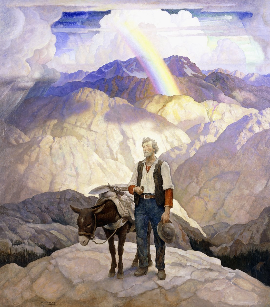 De Zoeker door Newell Convers Wyeth