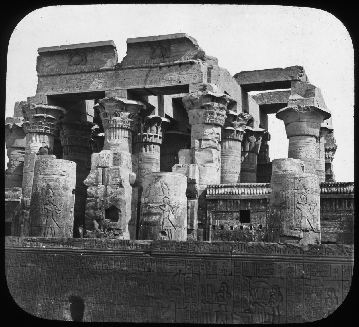 Tempel van Kom Ombo, Egypte, c1890 door Newton and Co