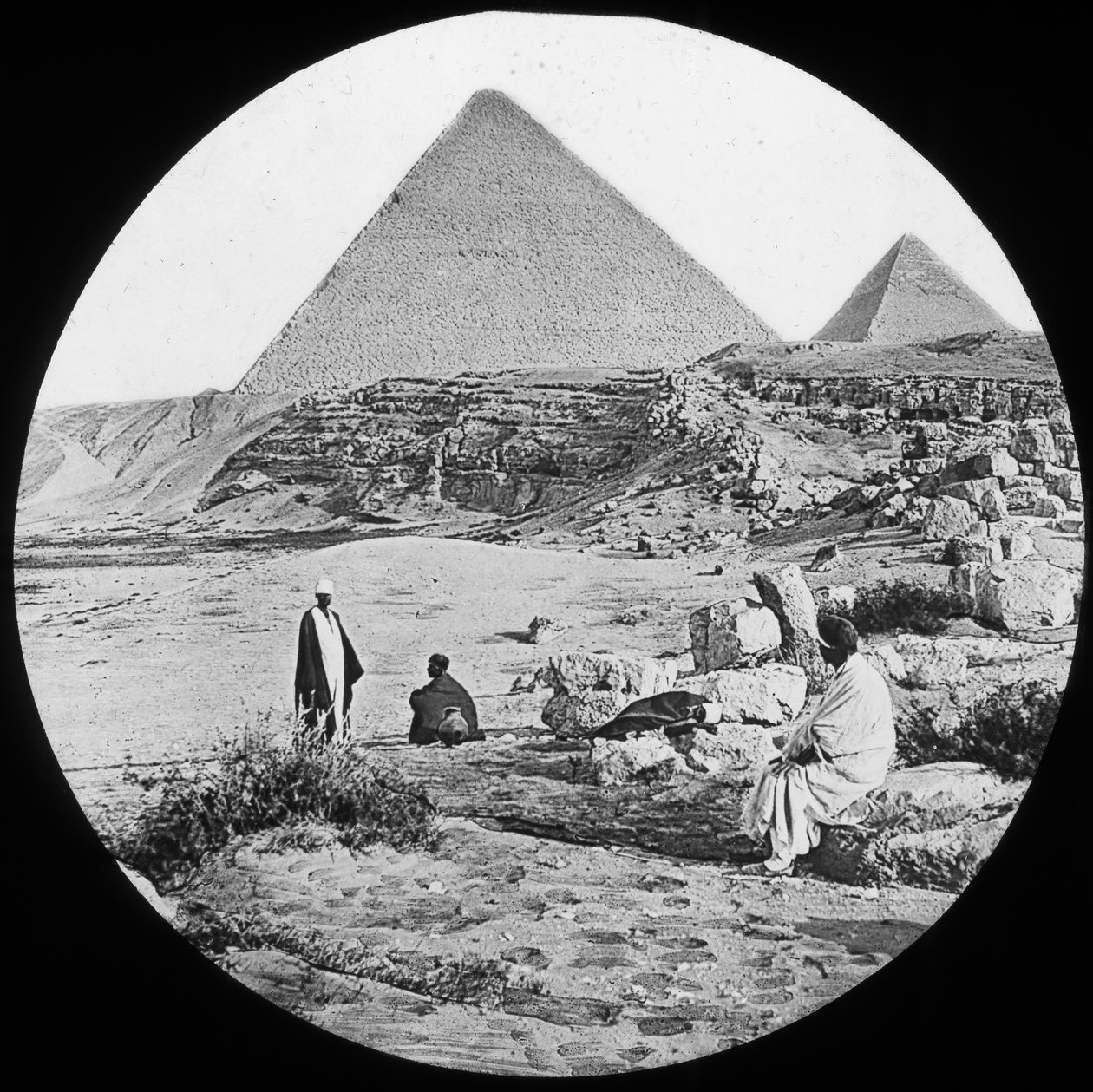 De Grote Piramides, Gizeh, Egypte door Newton and Co