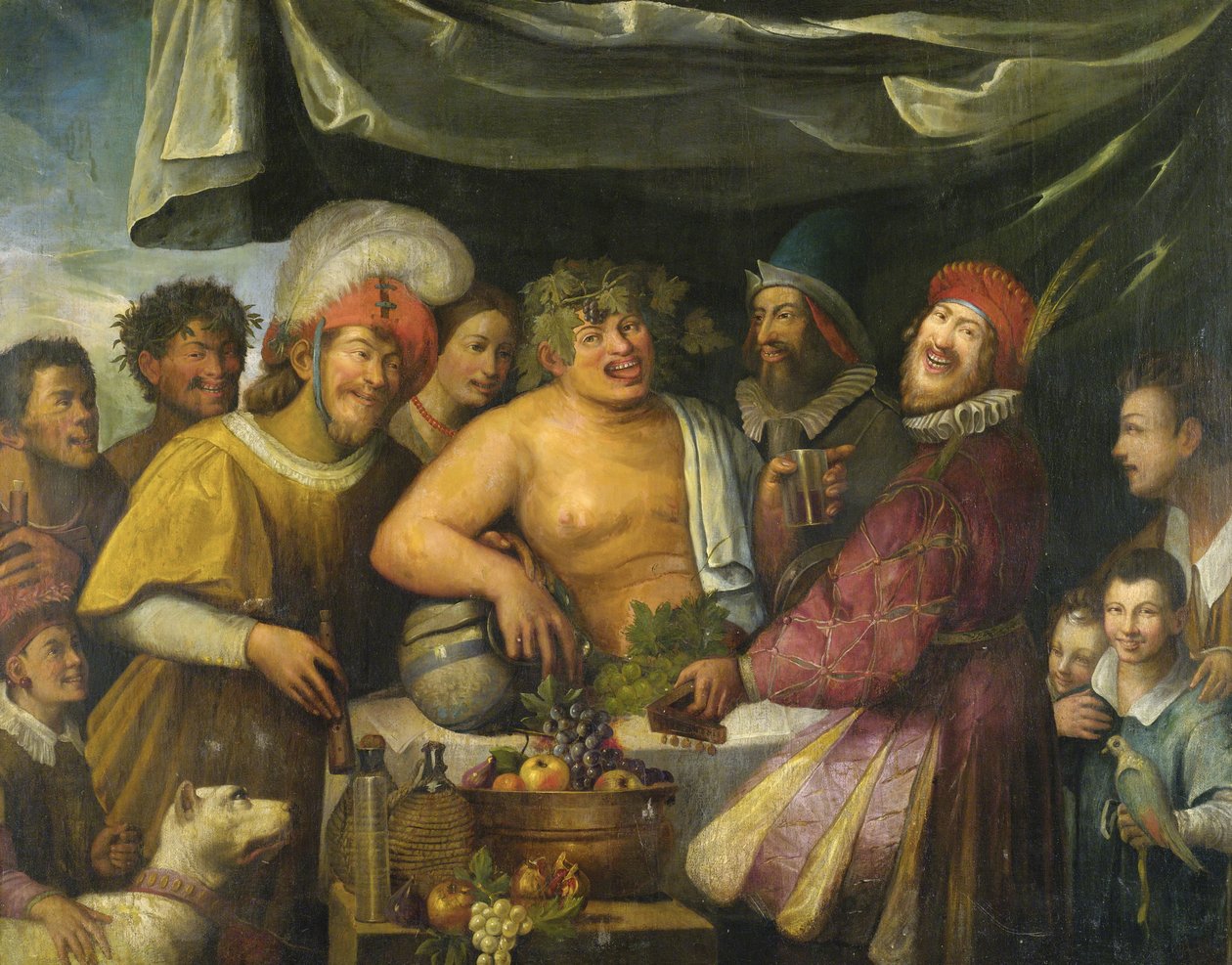 Een Bacchanaal door Niccolo Frangipane